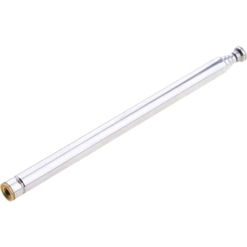 Universal 80mm to 300mm Detachable Expandable 5 Section Telescopic Antenna for