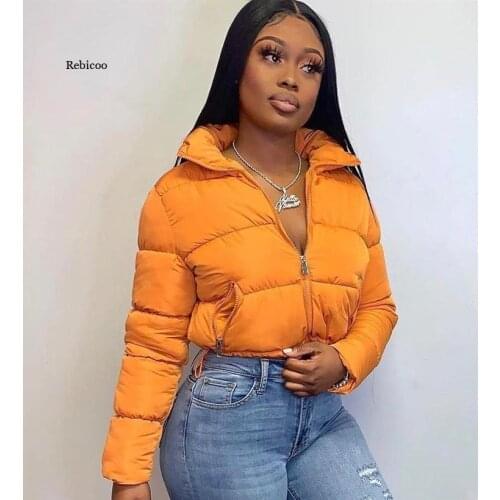 Women Long Sleeve Short Jacket Winter Warm WomenS Clothing, Korean Casual Street Wear Windbreaker Coat plus size XXXL