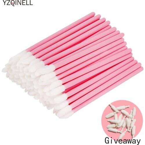Disposable Lip Brush Makeup Brushes 100/300PCS Lipstick Gloss Wands Applicator Makeups Lip Brushes Cosmetic Beauty Tool