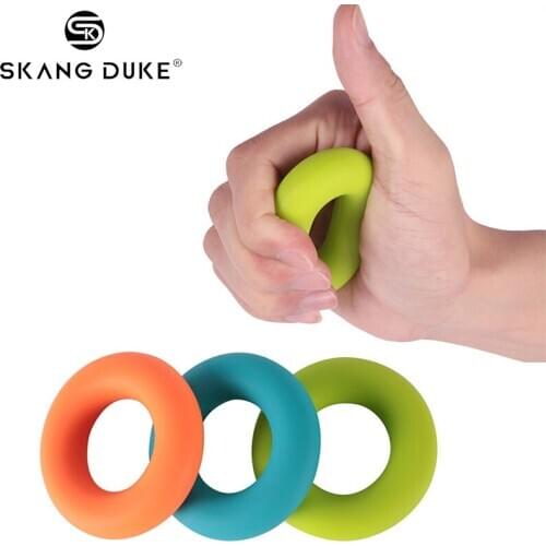 1PC Professional Hand Grip Ring 30-50LB Silicone Finger Force Trainer Gym Crossfit Elastic Finger Strength Exerciser Grips