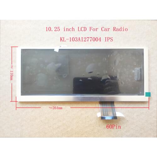 10.25 / 10.3 Inch LCD For Car Radio 1280*480 IPS 264*110mm KL-103AI277004 IPS