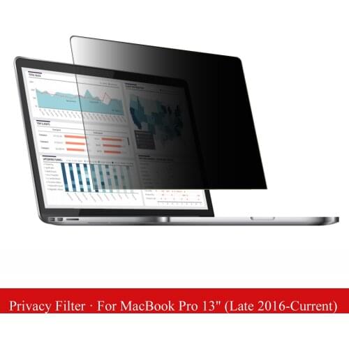 13.3 inch Anti-Glare Laptop Privacy Filter Screen Protector Film for Apple MacBook Pro 13" (Late 2016-Current)
