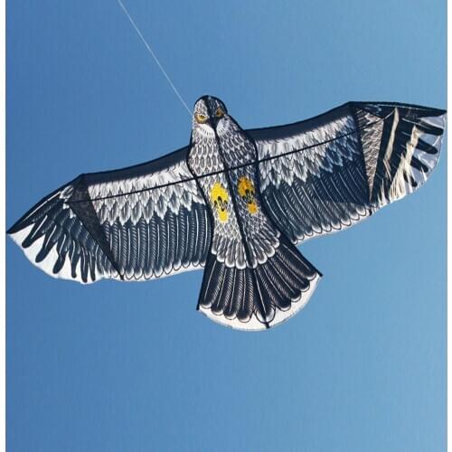 140x70cm Emulation Huge Eagle Kite Hawk Bird Scarer Bird Drive Kite Scarecrow Repellents Pest Control For Garden Cloth Toys