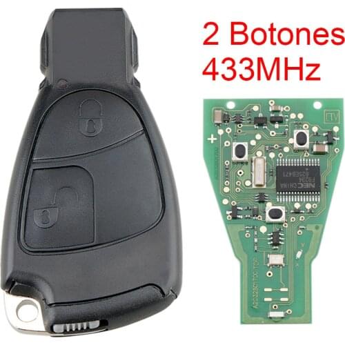 433Mhz 2 Buttons /3 Buttons Smart Remote Car key Fob Fit for Mercedes Benz B/C/E/ML/S/CLK/CL Keyless Entry System