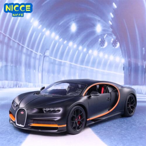 Bburago 1:18 Chiron Sport Super Running Simulation Alloy Car Model Collect gifts toy