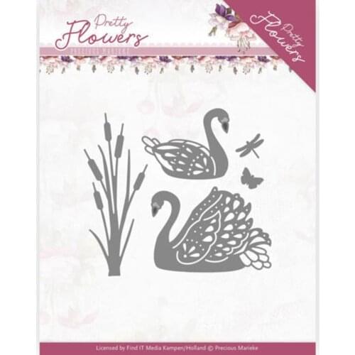 CH 2020 New Arrival Swans Metal Cutting Dies Stencils for DIY Scrapbooking/photo Album stamps Decorative Embossing DIY