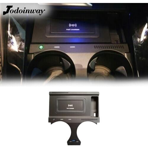 Phone holder qi wireless charger for BMW X3 G01 X4 G02 2017 2018 2019 dual usb ports mobile mount support quick charging bracket