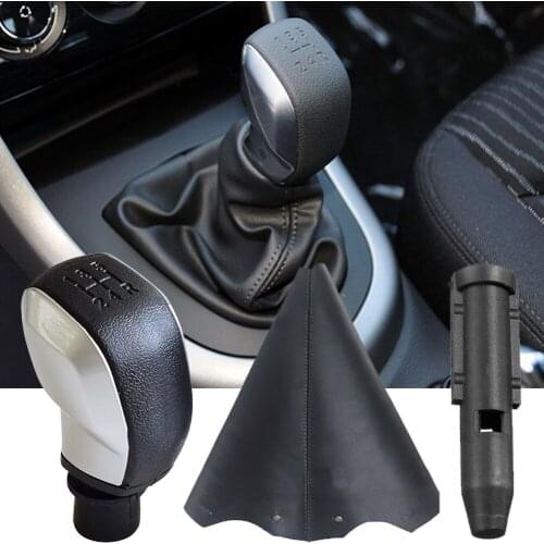 For Peugeot 206 Citroen C1 C3 C4 106 107 205 206 207 306 307 308 Shifter Boot Case Gear Shift Knob Head Lever Car Accessories