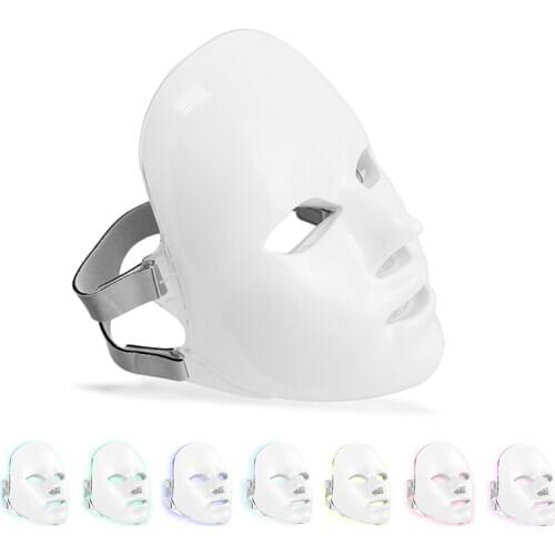 Electric LED Facial Mask Skin Rejuvenation Anti Wrinkle Acne Photon Therapy Salon Tools Repair Skin Allergies Dropshipping