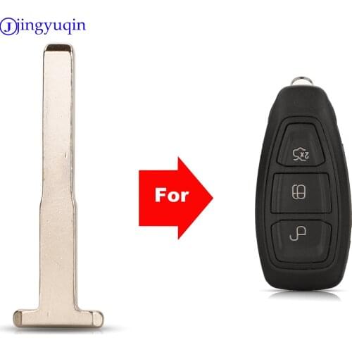 Jingyuqin Remote Folding Flid Blank Key Uncut Blade For Ford/Mondeo/Fiesta/Focus/Titanium Car Key