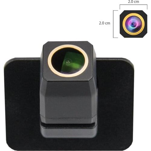 Misayaee Golden HD Car Rear View Reverse Camera Plate Light for Mazda 2 (4 Doors) 2016~2018 Reverse Hole