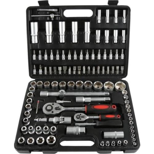 108pcs Car Disassembly Tool Werkzeug Hand Tool Kit Household Hardware Hand Tool Ste Combination Auto Repairing Kit Tool Box HWC
