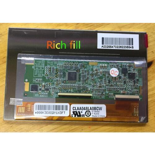 New 4.8'' CLAA048LA0BCW LCD screen display panel free shipping