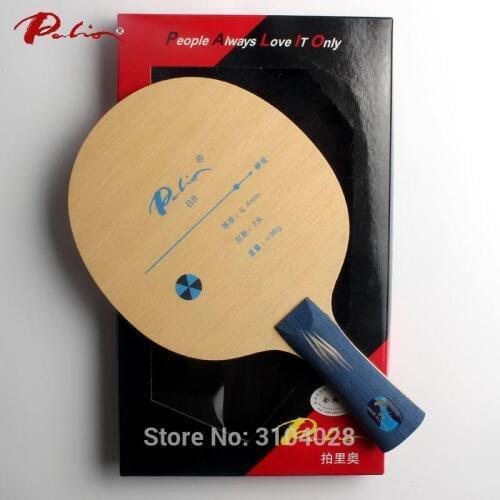 Palio official B-8 pure wood table tennis blade 7ply wood fast attck with loop high in initial speed for table tennis racket