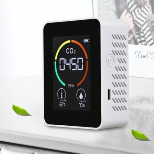 Portable CO2 Meter Digital Temperature Humidity Sensor Tester Air Quality Monitor CO2 Dioxide Tester