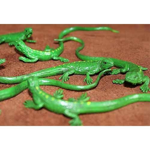 PVC figure Doll model toy The simulation model toy lizard reptile salamander 10pcs/set
