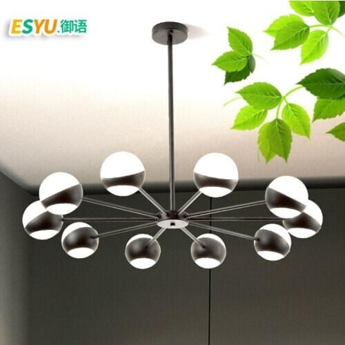 Nordic europe led stone led crystal hanging lights luminaria pendente pendant lights led wall moon lamp bedroom