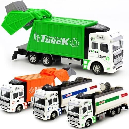 Construction vehicle Truck Q Mini Alloy Toy acoustic-optic back force Car Pull back car Cute Kitty Boy Gift Present Toys Model