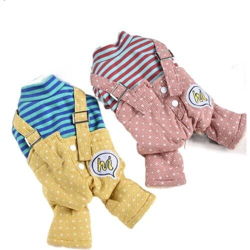 Warm Dog Clothing Winter Pet Clothes Jumpsuit High Quality Dog Costume Puppy Outfit Pomeranian Schnauzer Poodle Dog Coat Apparel