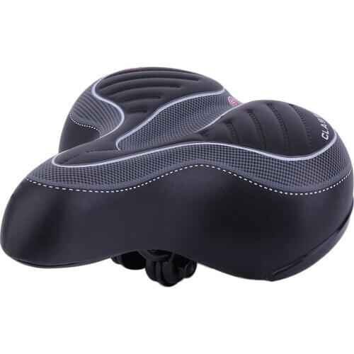 Comfortable Wide Big Bum Bike Bicycle Gel Cruiser Extra Sporty Soft Pad Saddle Seat Suitable For Any Type Of Bike