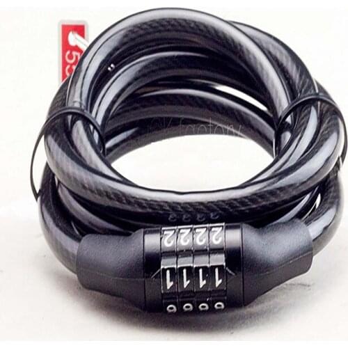 Bicycle Mountain Bike Electric Car Chain Wire Four-digit Code Lock