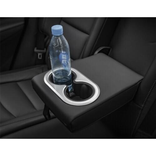 ABS Rear Cup Holder Frame Cover Trim for Chevrolet Equinox 2017+ Stylish Car Accessories Car Decal Stickers Interior Decoration