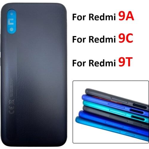 Battery Back Cover Glass Rear Door Replacement Housing For Xiaomi Redmi 9C Rear Cover