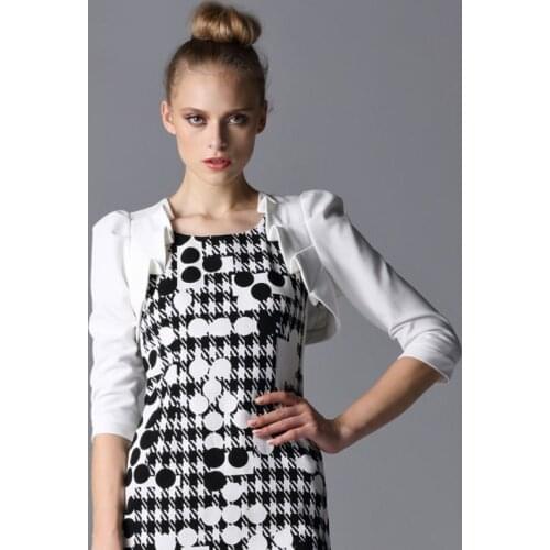 2020 Women Small Shawl Solid Short Cardigan Boleros ruched Ruffles Crochet Jacket Spring Autumn Female Puff Sleeve Cardigan A71