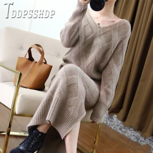 2019 Office Lady Women Sets Pullover And Skirt Female Sets