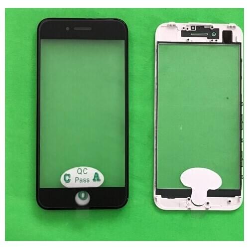 100Pcs For iPhone 5/5S/6/6G/6S/7 7G/8 8G Plus XR 11 Front Touch Screen Outer Glass Panel Lens+ Frame Bezel+OCA Film DHL Shipping