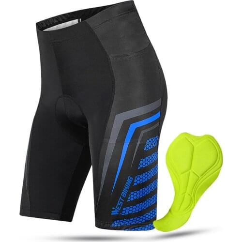 3D Summer Cycling Shorts Shockproof Stretch MTB Bicycle Shorts For Men Road Bike Shorts Trousers With 3D Sponge Cushion