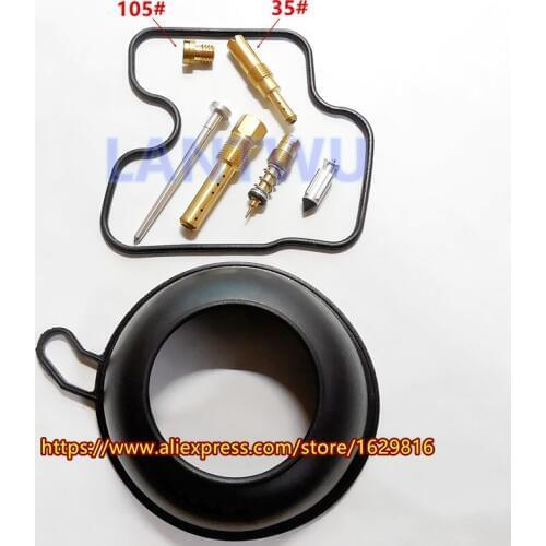 4 sets/pack) brand new CBR22 motorcycle MC22 CBR250 Keihin carburetor repair kit Kit Configure the gasket and vacuum diaphragm