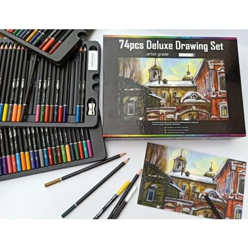 72 Colors professional lapis colored pencils oil color set pencils for chilren drawing crayons