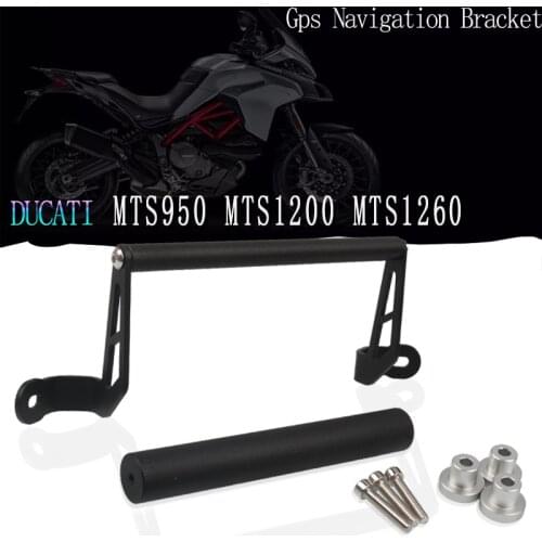 For DUCATI MULTISTRADA 1200 950 1260 MTS1200 MTS950 MTS1260 Motorcycle SMART PHONE Navigation GPS Plate Bracket Adapt Holder