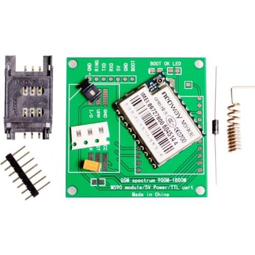 M590E GSM GPRS module Diy kits M590 GSM GPRS 900m-1800m sms CPU MCU test