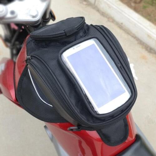 Motorcycle Luggage Bags Waterproof Magnetic Motorcycle Motorbike Oil Fuel Tank Bag Phone Saddlebag Waist Pack