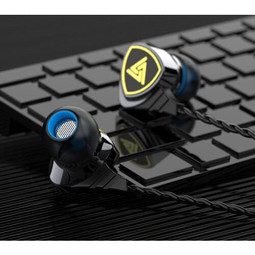 Moving Coil Ergonomic Wired In-Ear Stereo HiFi Earphone Sport Heavy Bass HD call 3.5mm Earphone for Mobile Phone Player