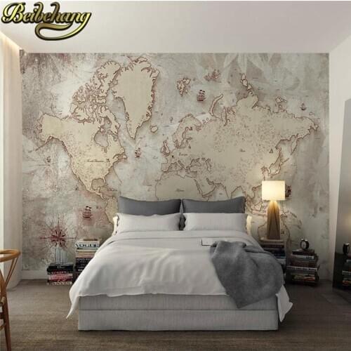 Beibehang Custom photo wallpaper murals retro nostalgic European Nordic style cafe restaurant papel de parede 3D wall paper