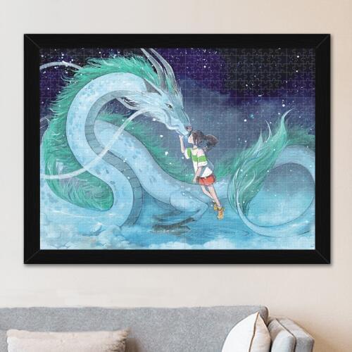 Mini Animal Jigsaw Cartoon Picture Puzzles 1000 Pieces Wooden Assembling Puzzle Toys For Adults Children Kids Educational Toys