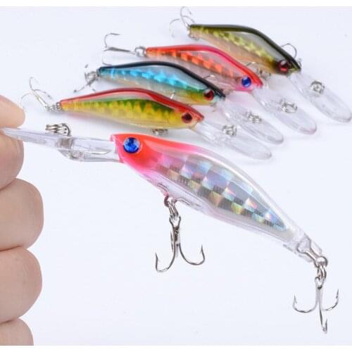 Professional Fishing Lures Fishing Accessories Laser Hot Model Crankbaits Dive Quality Wobblers Minnow Artificial Bait Tackle 7g