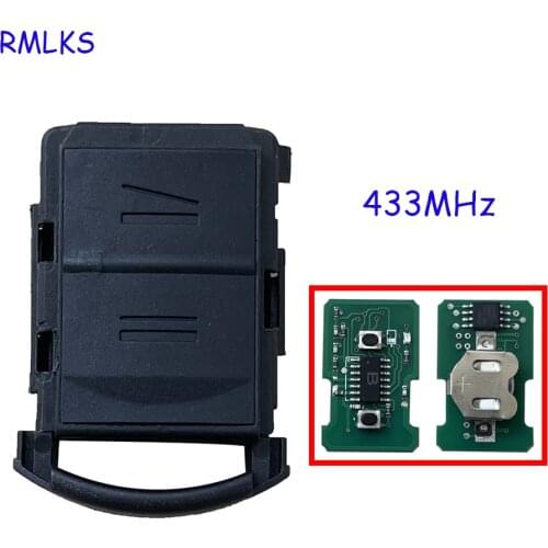 FOR OPEL VAUXHALL 2 BUTTON REMOTE KEY FOB 433MHZ CIRCUIT BOARD MERIVA CORSA C COMBO TIGRA