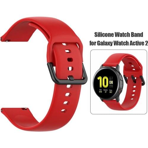 Hot Sale Watchband Skillful Manufacture Silicone Watchband Replacement for Samsung Galaxy Watch Active 2 40mm 44mm S