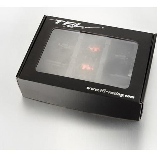 TFL RC Car accessories 1/10 AXIAL SCX10 Rock Crawler Metal Front & Rear Axle Reverse Drive Set TH01977-SMT6