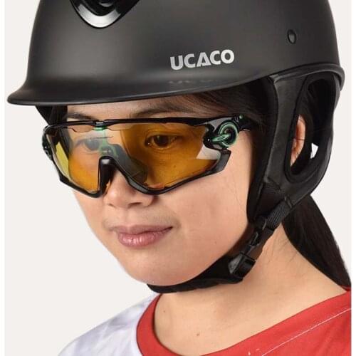 Horse Motorcycle Cycling Riding ABS Helmet Protective Breathable Kids Adults Adjustable Size High Quality Headpiece