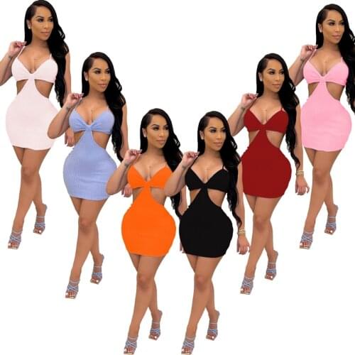 ZKYZWX Sexy Knitted Bodycon Mini Dress Off Shoulder Hollow Out Birthday Outfits for Women Summer Clothes Night Club Dresses