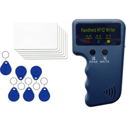 Handheld 125KHz Keychain Readers RFID ID Copier Writer Duplicator Access Control Cards Rewritable Portable 1 Set