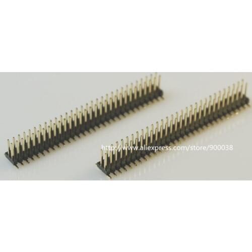 10 pcs 2x30 P 60 Pin 1.27 mm Female Header Dual row Straight PCB SMT Female Pin Headers Rohs Lead free