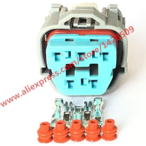 5 Sets 5 Pin Oil/Fuel Pump Automotive Plug Female Gasoline Pump Connector For Honda Accord Fit Civic Odyssey CRV VEZEL Avancier