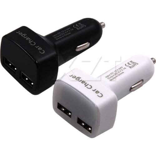 New 4 in 1 Car Charger Dual USB DC 5V 3.1A Universal Adapter With Voltage/temperature/Current Meter Tester Digital LED Display