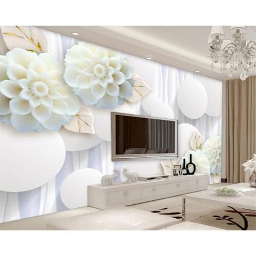 Beibehang tapety Custom mural 3d living room room background decoration 3d wallpaper modern fashion flower photo wallpaper